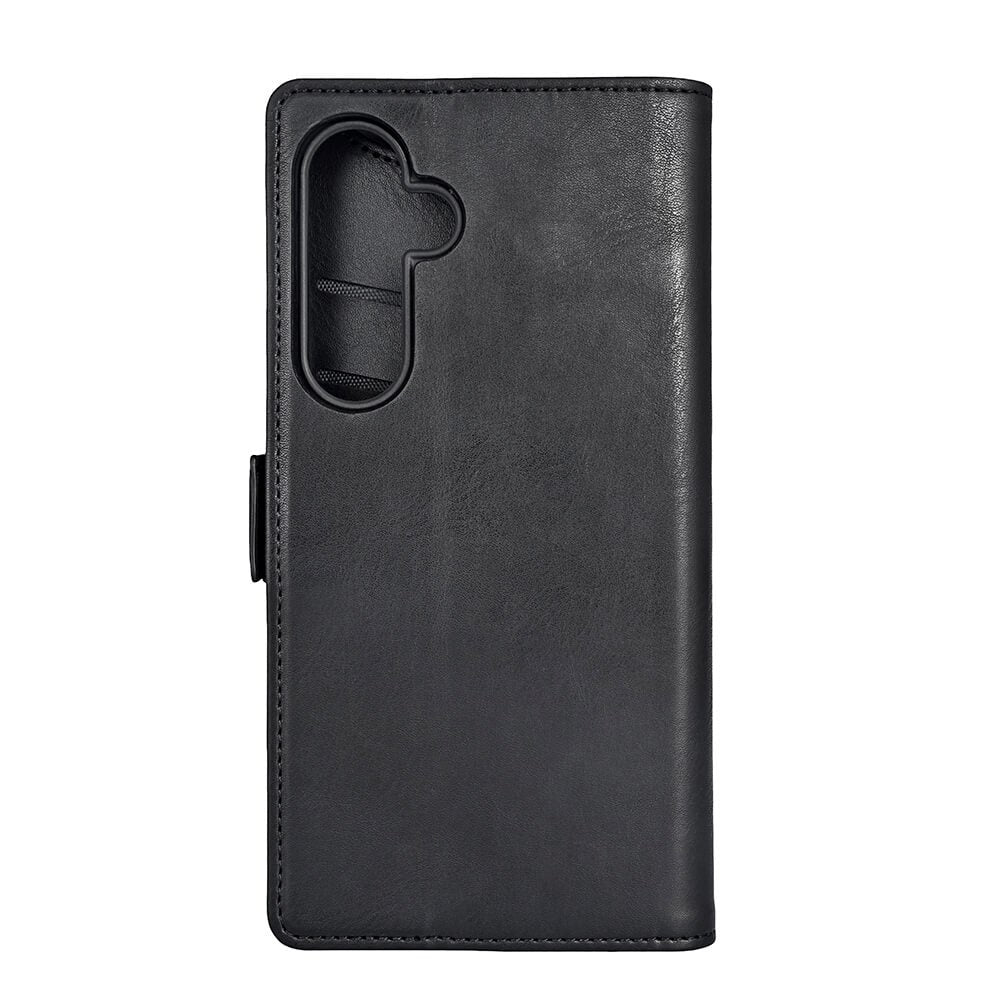 GEAR Samsung Galaxy S24+ (Plus) Leather Flip Cover m. Lommebok - Svart