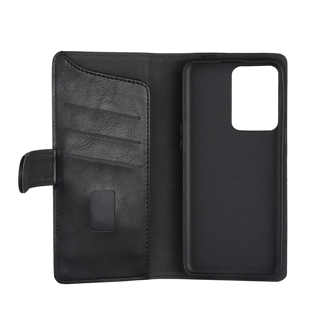 OnePlus Nord 2T (5G) Gear Wallet - Lær Flip Cover m. Lommebok - Svart