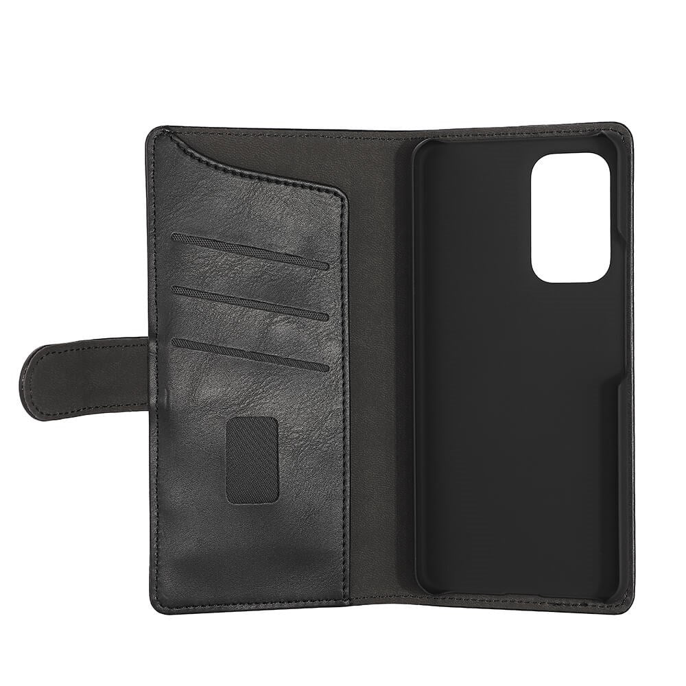 Samsung Galaxy A53 (5G) Gear Wallet - Lær Flip Cover m. Lommebok - Svart