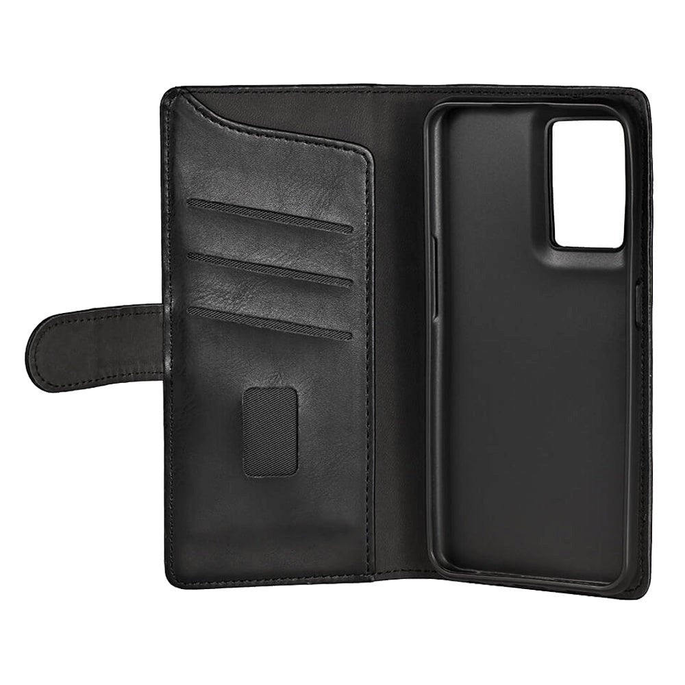 OnePlus Nord CE 2 (5G) Gear Wallet - Lær Flip Cover m. Lommebok - Svart