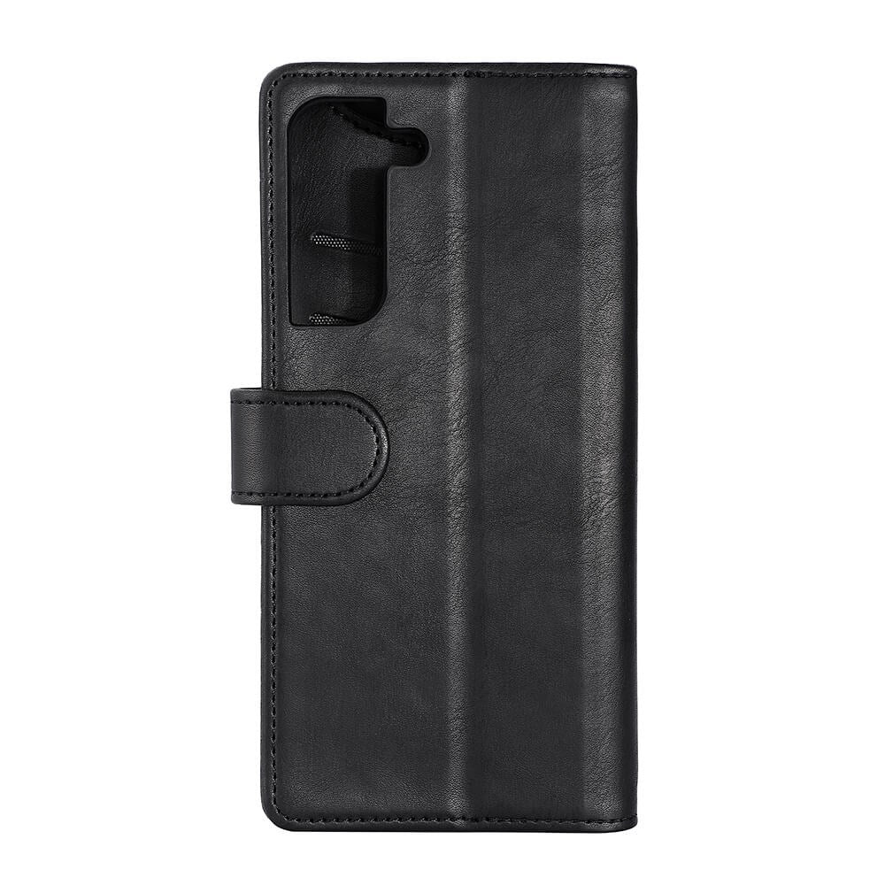 Samsung Galaxy S22+ (Plus) Gear Wallet - Lær Flip Cover m. Lommebok - Svart