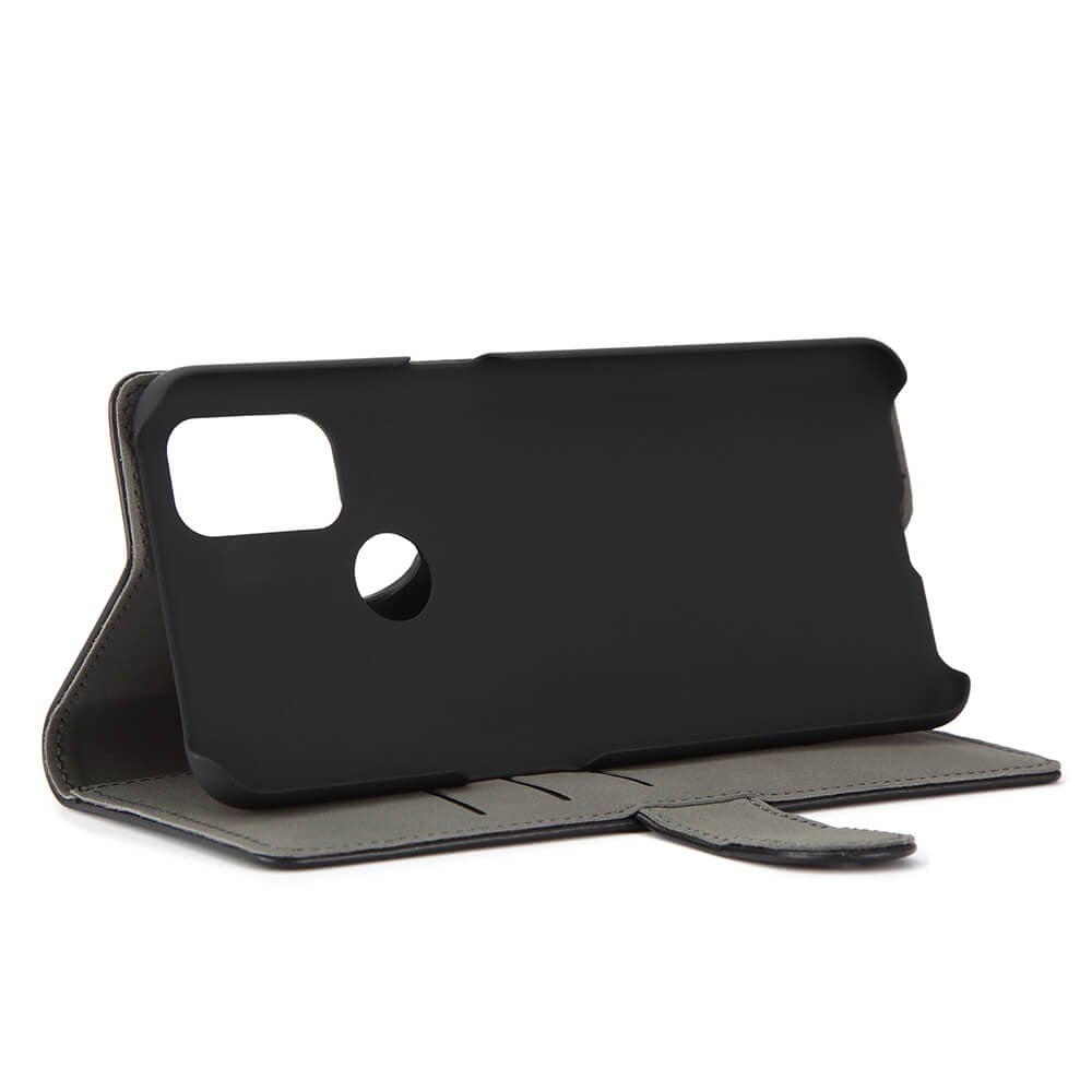 OnePlus Nord N10 Gear Wallet - Skinndeksel m. Lommebok - Svart