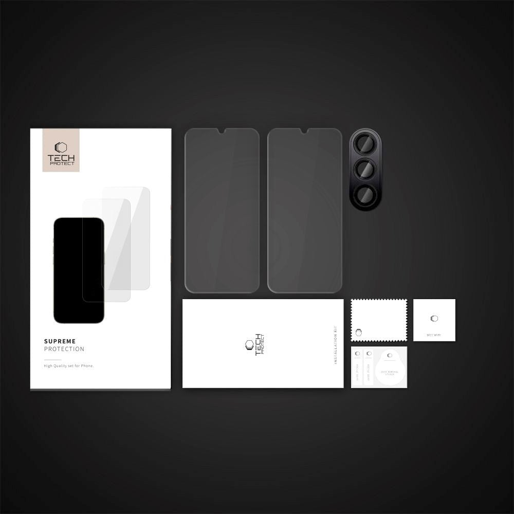 Tech-Protect skjerm og kamerabeskyttelse i herdet glass for Samsung Galaxy A16