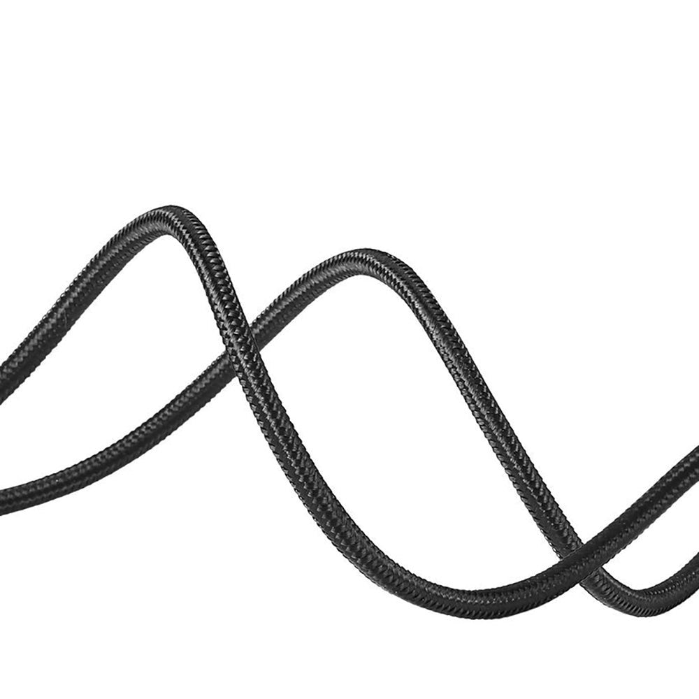 Ugrønn 18W vinklet USB-A til USB-C-kabel - 2 meter - Svart