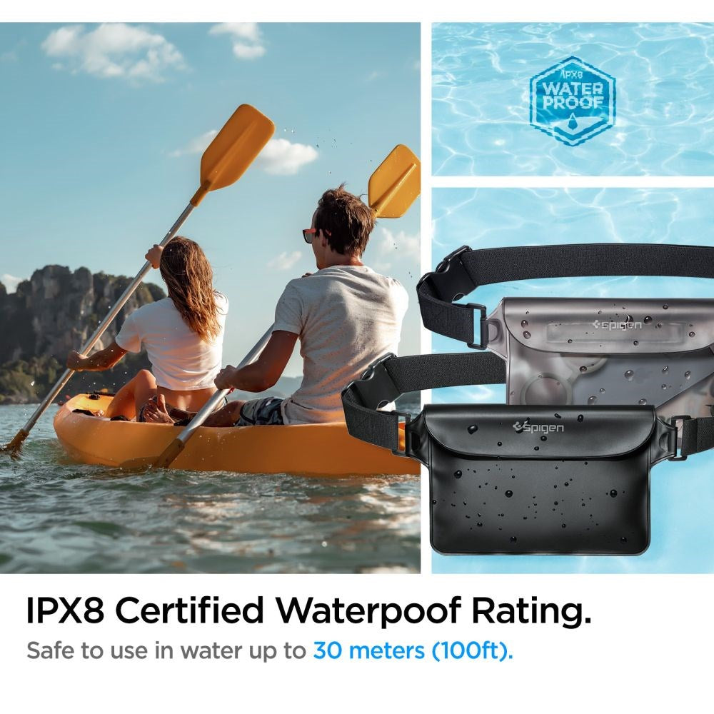 Spigen A620 Aqua Shield vanntett belteveske - svart