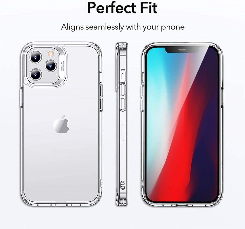 iPhone 12 / 12 Pro - ESR Classic Hybrid Air-Guard deksel - Gjennomsiktig