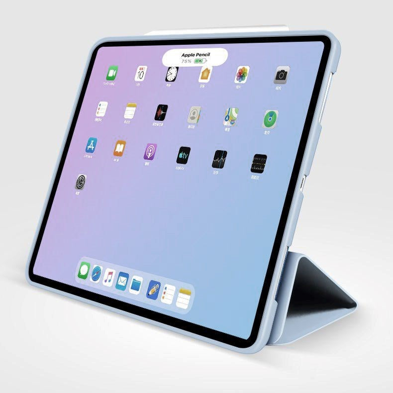 iPad Air (2022 / 2020) Tech-Protect Smartcase Cover Tri-fold & Apple Pencil Holder - Himmelblå