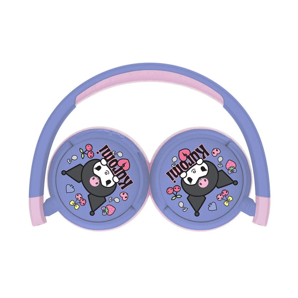 OTL Kuromi On-Ear Bluetooth Headset til Børn - Lilla / Lyserød