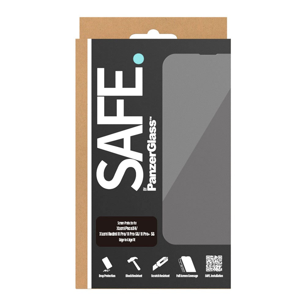 Xiaomi Redmi Note 11 Pro / 11 Pro+ (Plus) Safe By PanzerGlass™ Edge-to-Edge Fit Skærmbeskyttelsesglas - Case Friendly - Gold Strength - Gennemsigtig