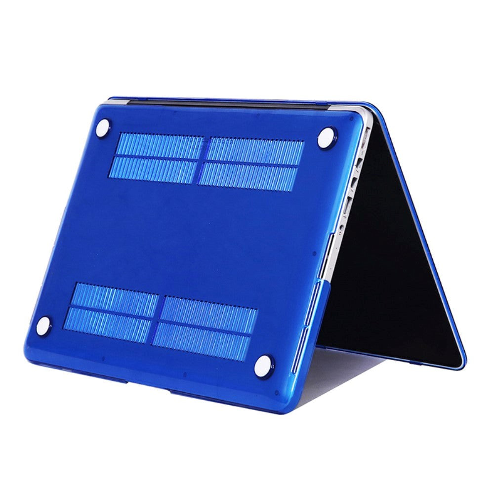 MacBook Air 13 (2020) - Hard Case - Mørkeblå / Gennemsigtig