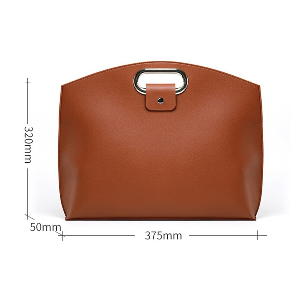 MacBook / Laptop 13-14" Kunstlæder Taske - 32 x 37.5 cm - Grøn