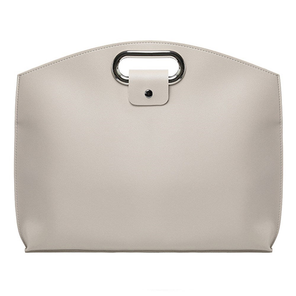 MacBook / Laptop 13-14" Kunstlæder Taske - 32 x 37.5 cm - Beige