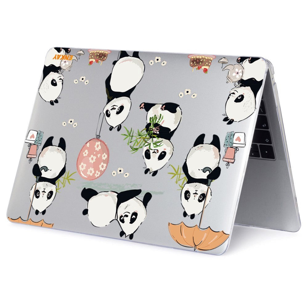 MacBook Pro 16 ENKAY Beskyttende hardplastveske m. Trykk - Panda
