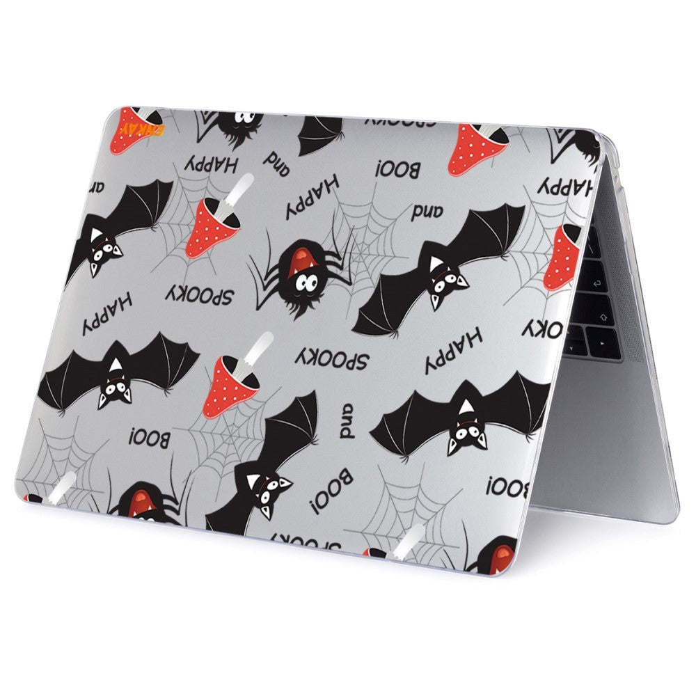 MacBook Pro 14 M5/M4/M3/M2/M1 (2025-2021) ENKAY Protective Hard Plastik Case m. Print - Flagermus