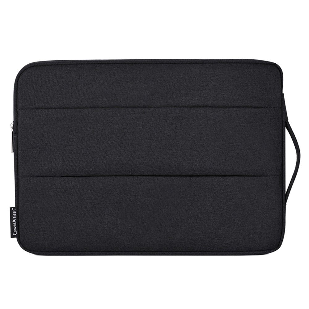 CanvasArtisan Sleeve m. Håndtak For Laptop / Macbook 15" - (39 x 28 x 2 cm) - Svart