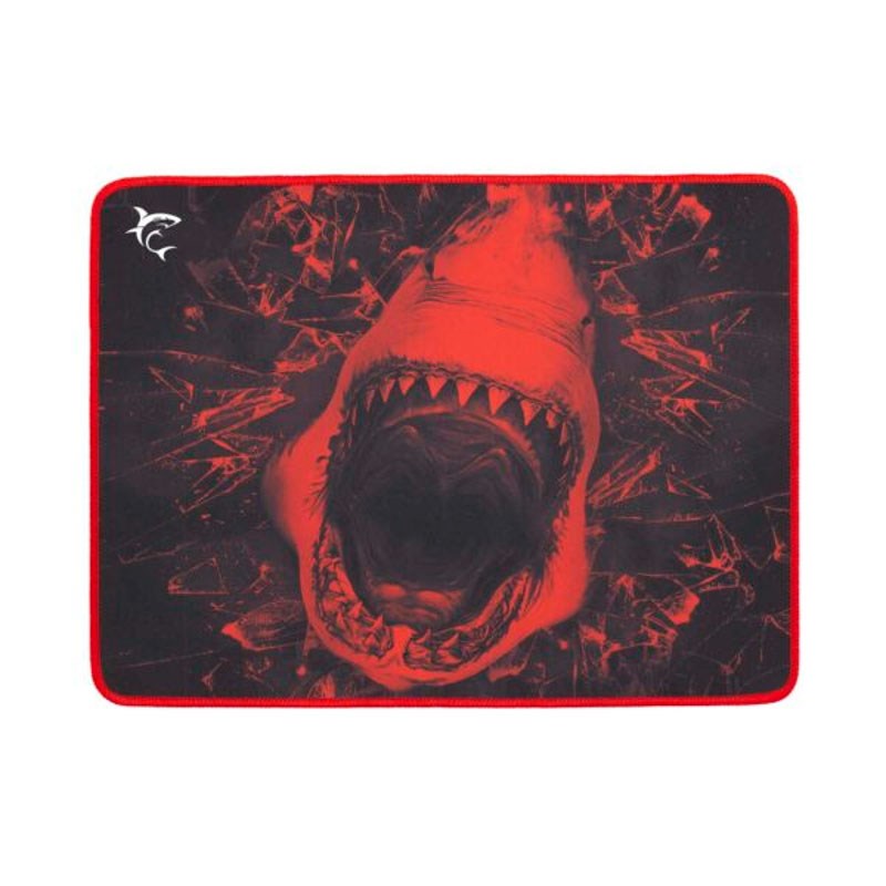 White Shark SKYWALKER L 400 x 300 Gaming Musemåtte - Sort / Rød