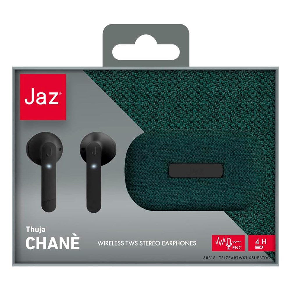 Jaz Chané True Wireless Bluetooth In-Ear-hodetelefoner - Grønt stoff