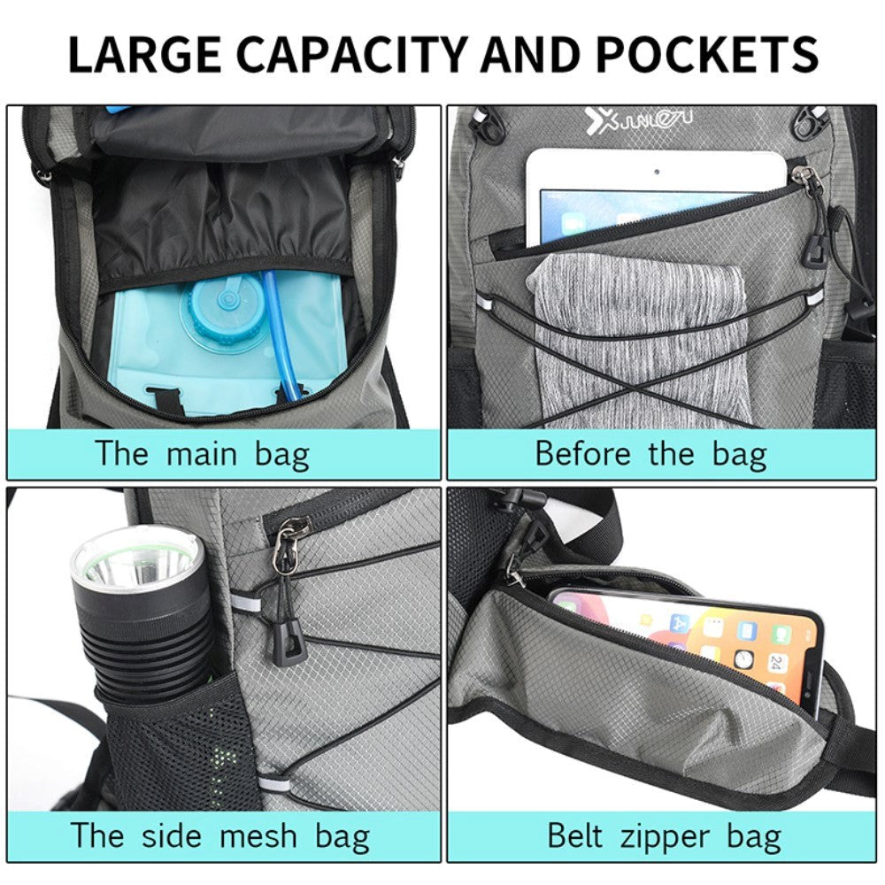 JUNLETU ryggsekk for sport - grå