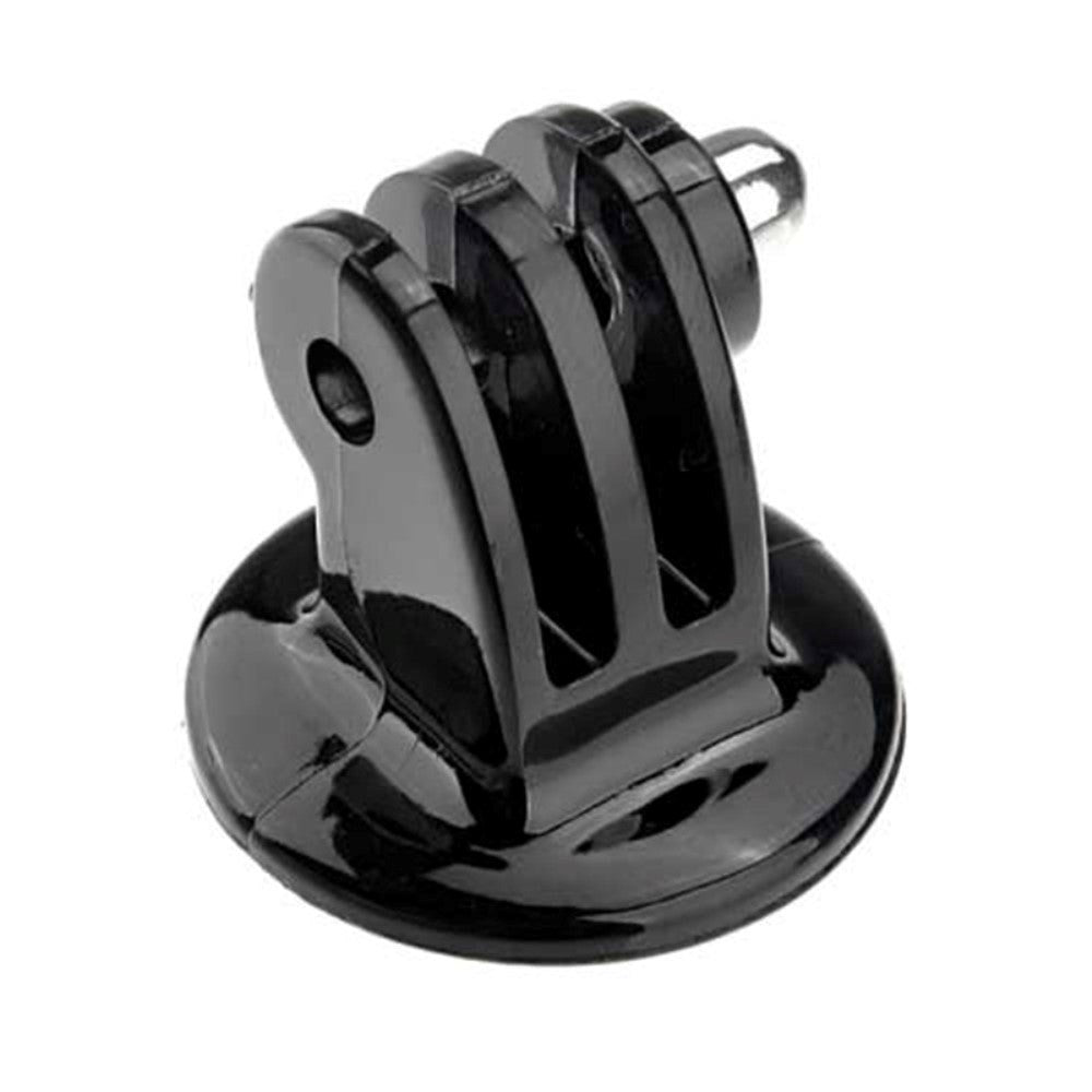 GoPro Hero 8 / 7 / 6 / 5 / 4 / 3+ / 3 Metal Adapter til Tri Pod Montering m. Monteringsskrue - Sort