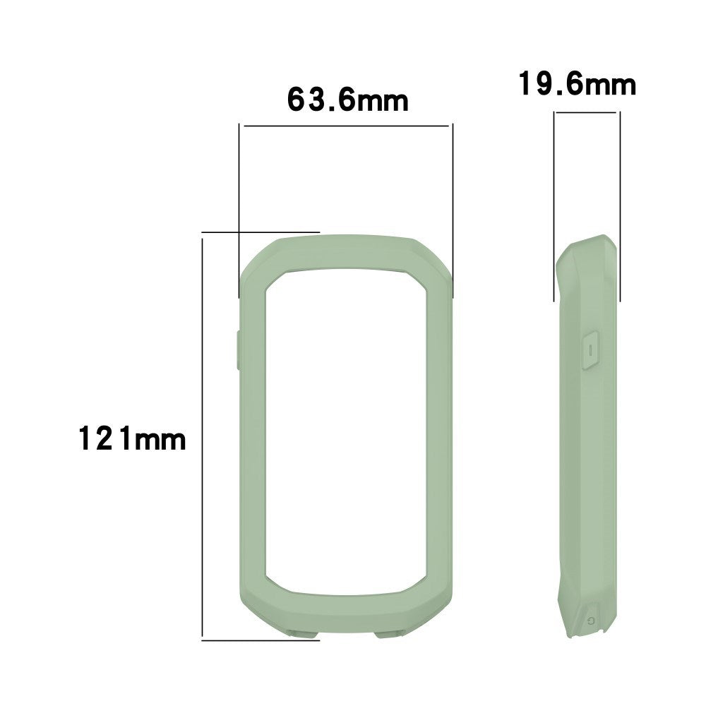 EIDERWOOD Garmin Edge 1050 Silikone Cykel Computer Cover - Mørkegrå