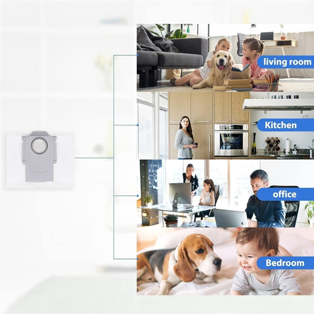 Støvsugerpose til Roborock Q5 Pro / Q7 Max / Q8 Max / Q8 Max+ Robotstøvsuger - Hvid