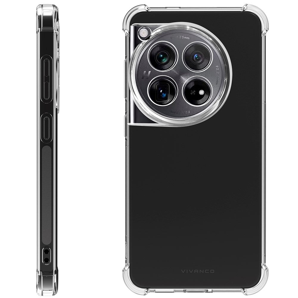 OnePlus 12 Vivanco Anti-Shock Bakdeksel - Gjennomsiktig