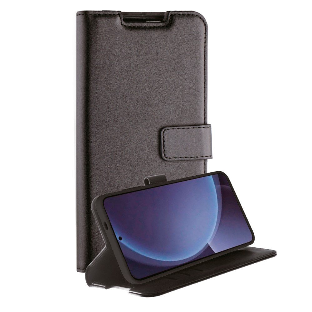 Samsung Galaxy S25+ (Plus) Vivanco Classic Wallet Flip Cover m. Kortholder - Sort