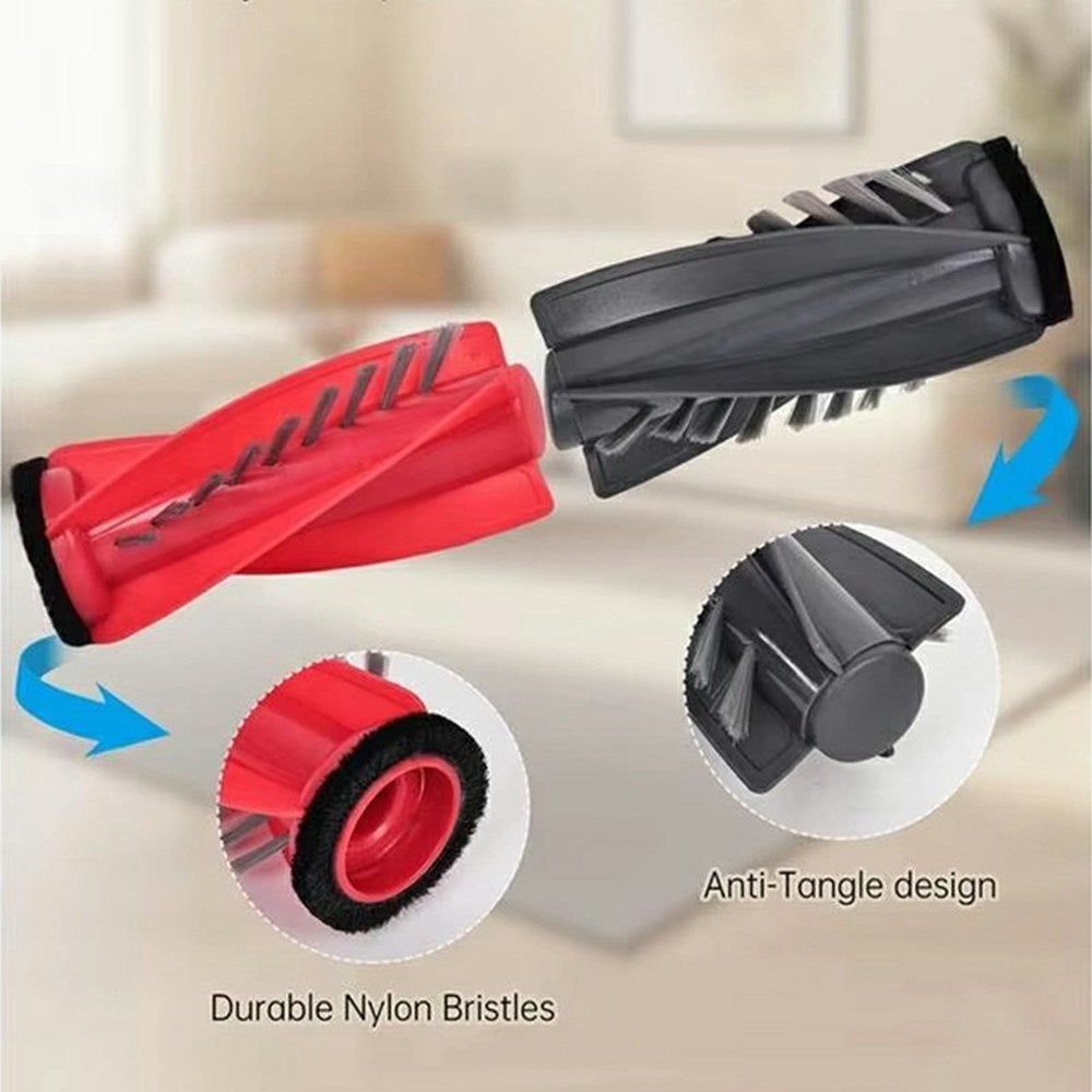 Støvsugerbørste til Robotstøvsuger Roborock G20S Ultra / G30 / Saros 10 / Saros 10R (Hovedbørste) - Rød + Sort