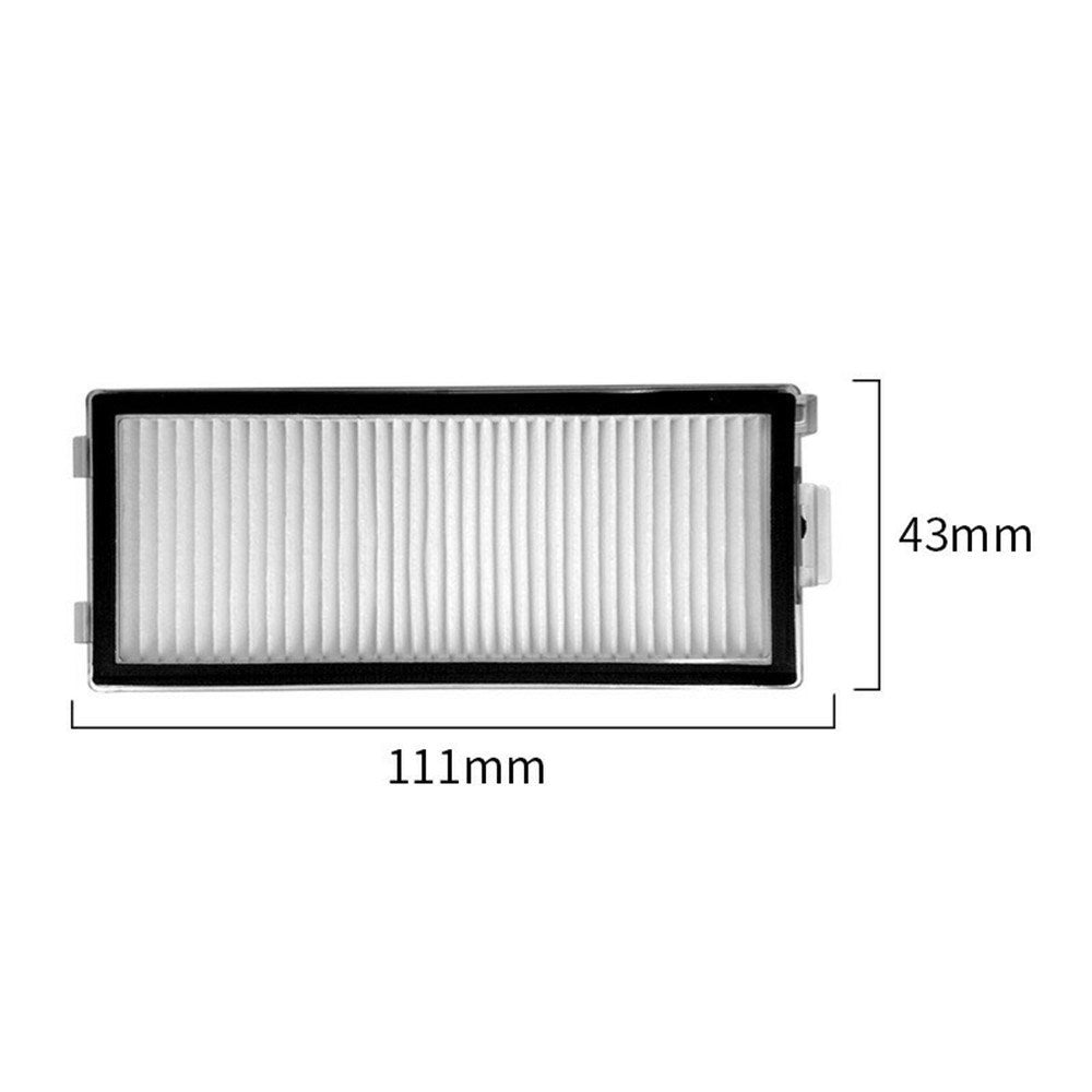 2 stk. Støvsugerfilter til Robotstøvsuger Roborock G30 Space / Saros Z70 - Hvid