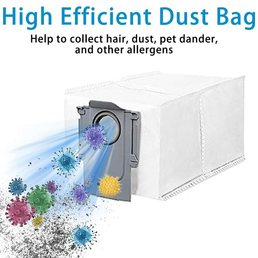 Støvsugerpose til Roborock S7 / S7 MaxV Ultra / S8 / Q7 Max+ / Qrevo S / Saros 10 / Saros 10R / Saros Z70 Robotstøvsuger - Grå