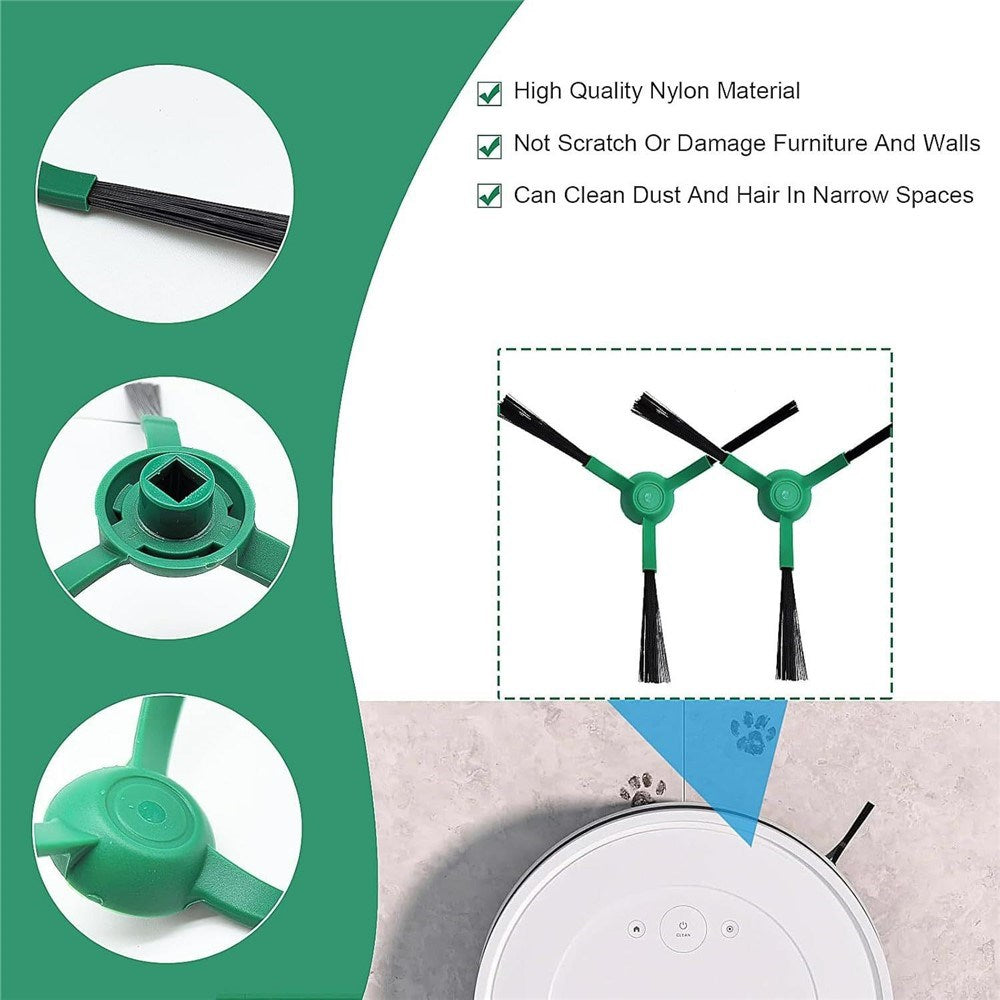Støvsugerbørste til iRobot Roomba Combo 105 Robotstøvsuger - Grøn + Sort