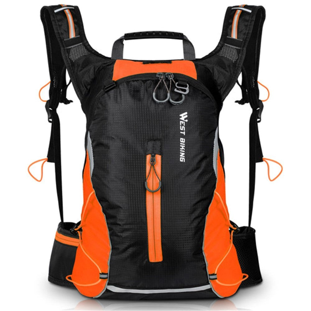 West Biking Backpack (16L) - Svart / oransje