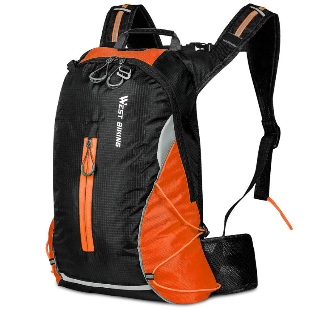 West Biking Backpack (16L) - Svart / oransje