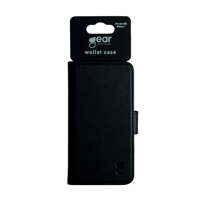 iPhone SE (2022 / 2020) / 8 / 7 GEAR Læder Cover m. Pung Sort