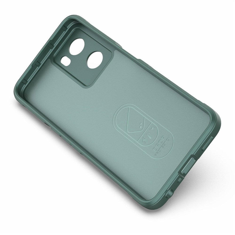 OPPO A57 / A57s EIDERWOOD Fleksibelt Plastik Bagside Cover - Grøn