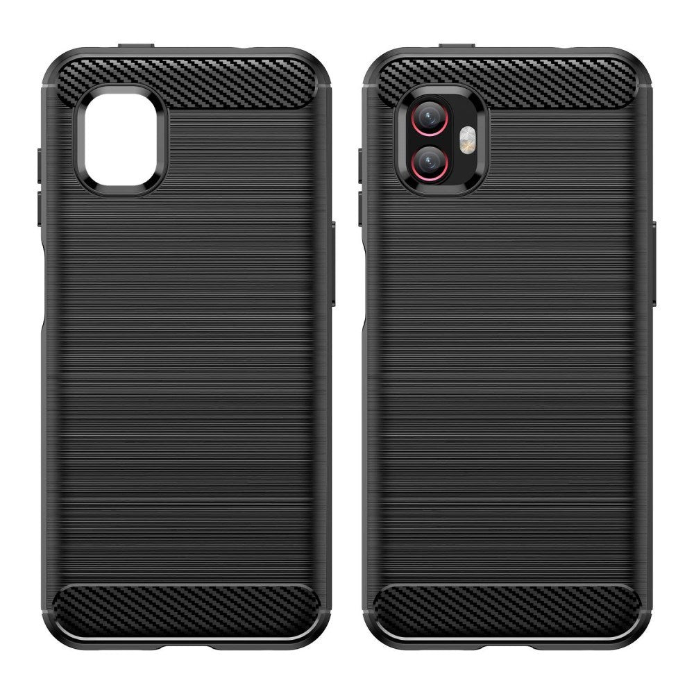 EIDERWOOD Samsung Galaxy Xcover 6 Pro Brushed Carbon Bagside Cover - Sort
