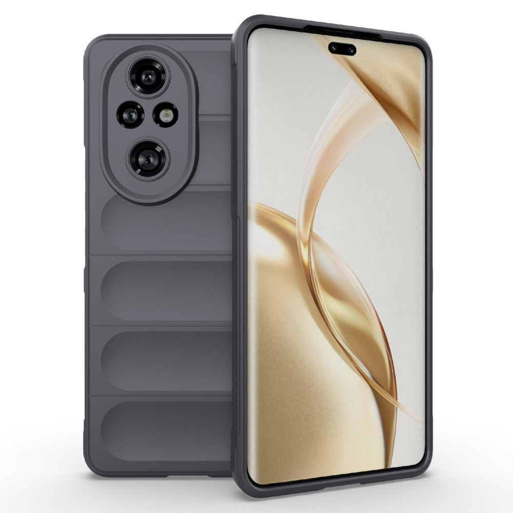 Honor 200 Pro (5G) - EIDERWOOD Fleksibelt Plastik Cover - Grå