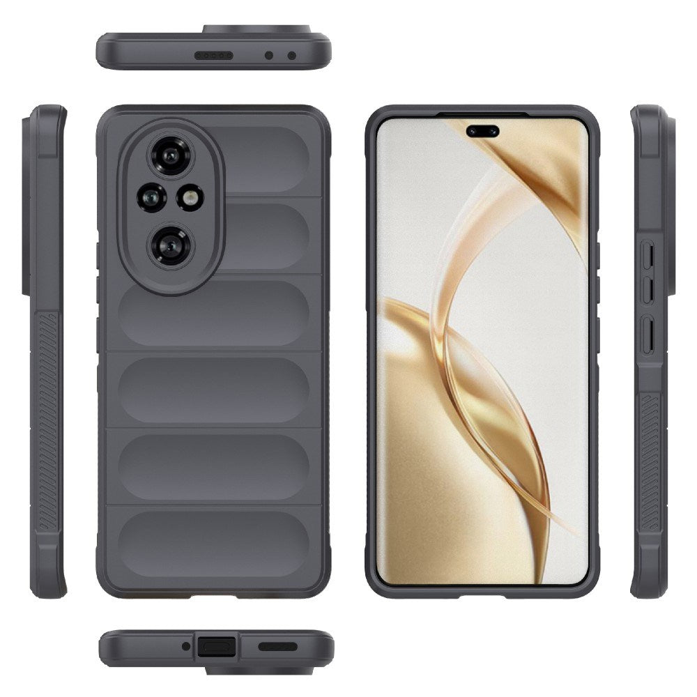 Honor 200 Pro (5G) - EIDERWOOD Fleksibelt Plastik Cover - Grå