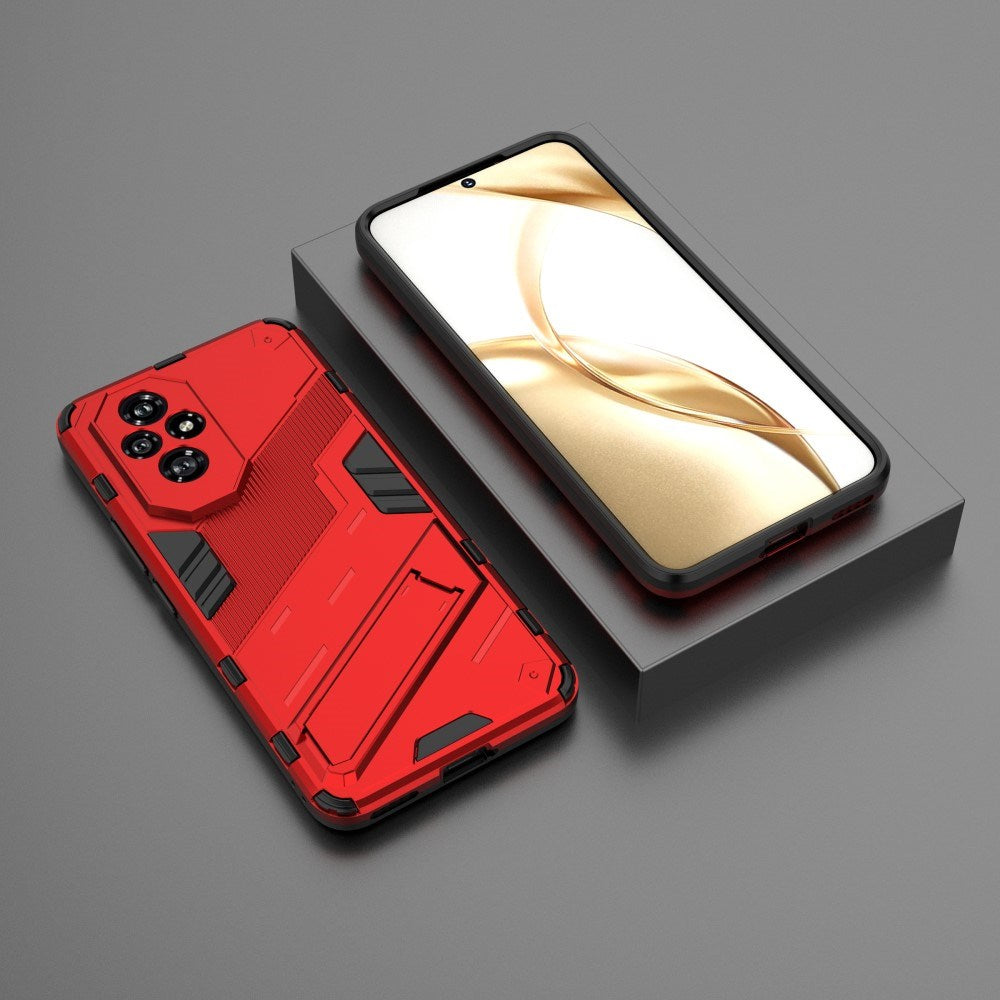 EIDERWOOD Honor 200 5G Hybrid Bakdeksel m. Stativ - Rød