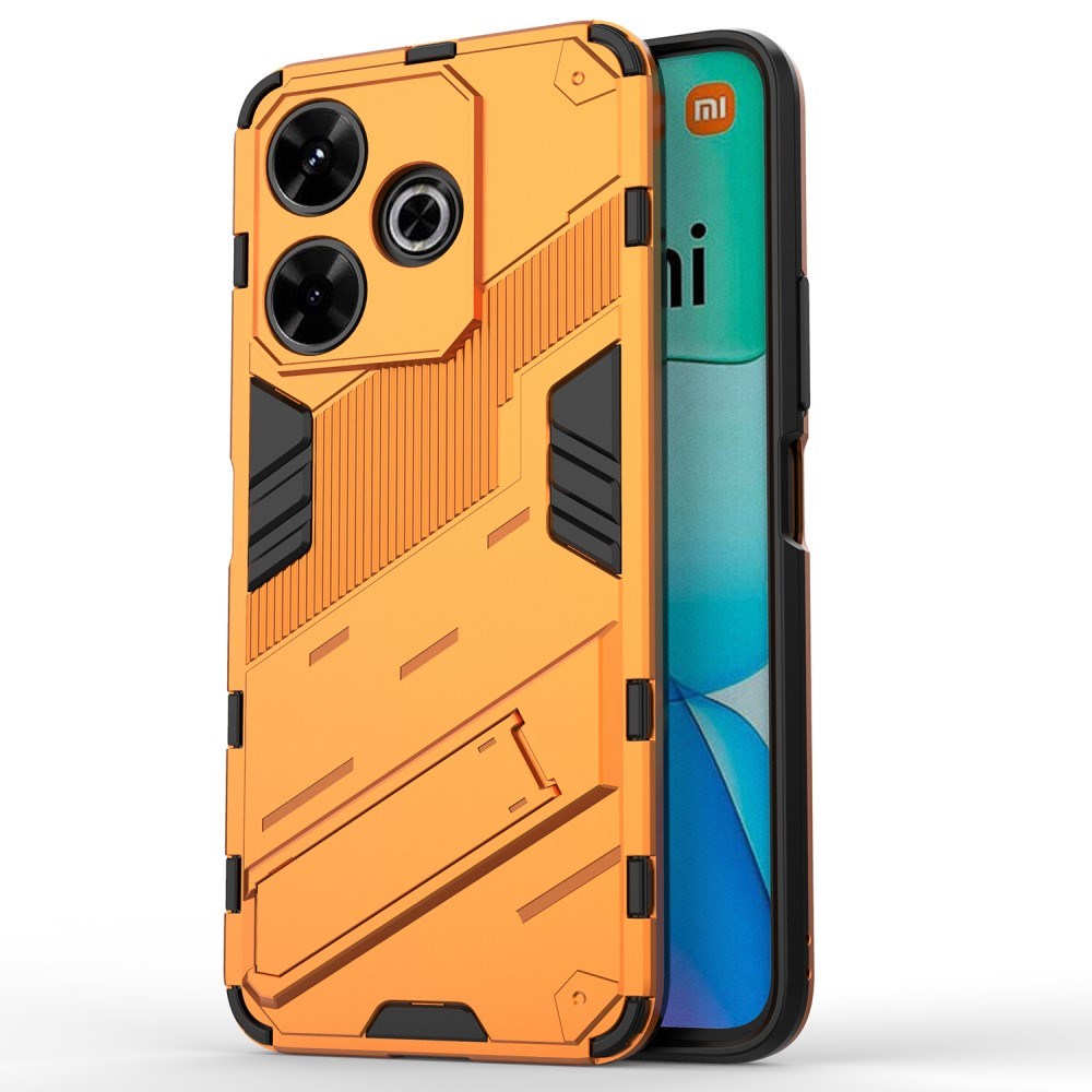 EIDERWOOD Xiaomi Redmi 13 Hybrid Bagside Cover m. Kickstand - Orange