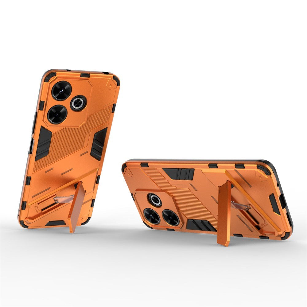 EIDERWOOD Xiaomi Redmi 13 Hybrid Bagside Cover m. Kickstand - Orange