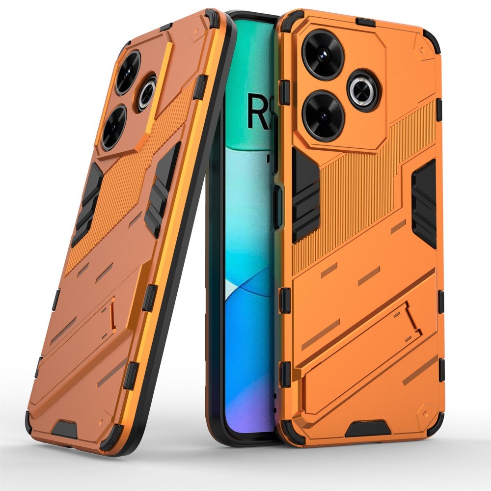 EIDERWOOD Xiaomi Redmi 13 Hybrid Bagside Cover m. Kickstand - Orange