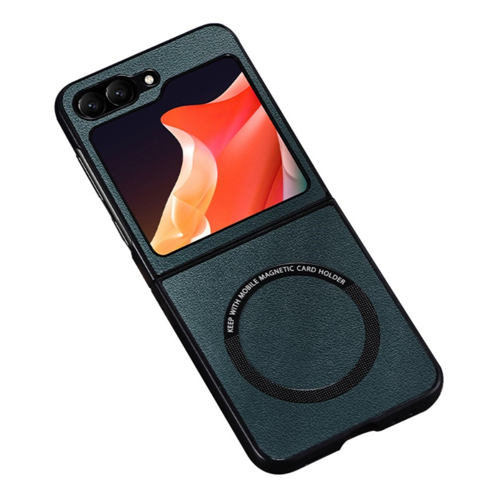 EIDERWOOD Samsung Galaxy Z Flip6 skinndeksel Plast bakdeksel - MagSafe kompatibel - Grønn