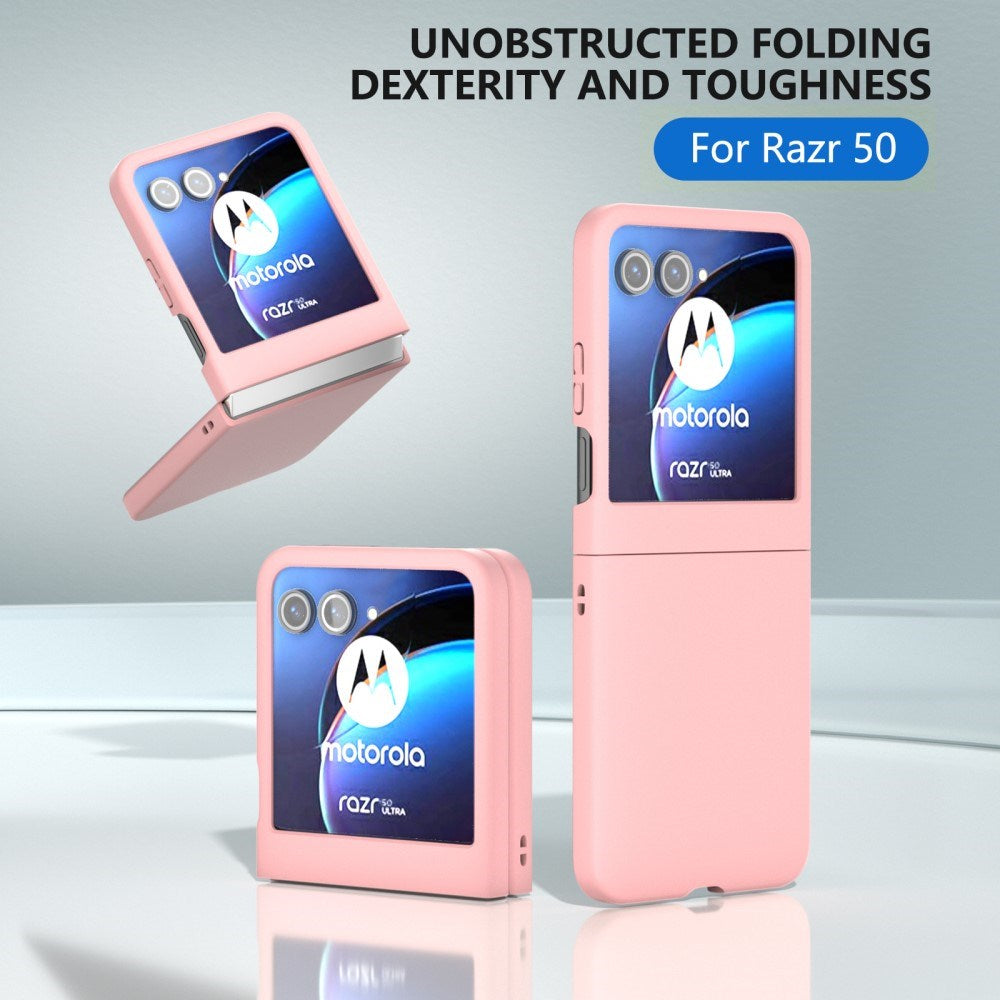 EIDERWOOD Motorola Razr 50 Slim Solid PC-deksel - Rosa