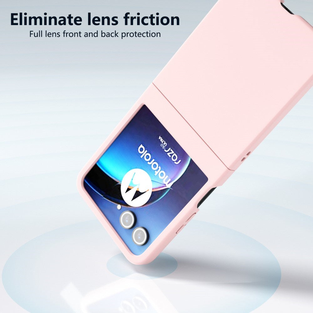 EIDERWOOD Motorola Razr 50 Slim Solid PC-deksel - Rosa