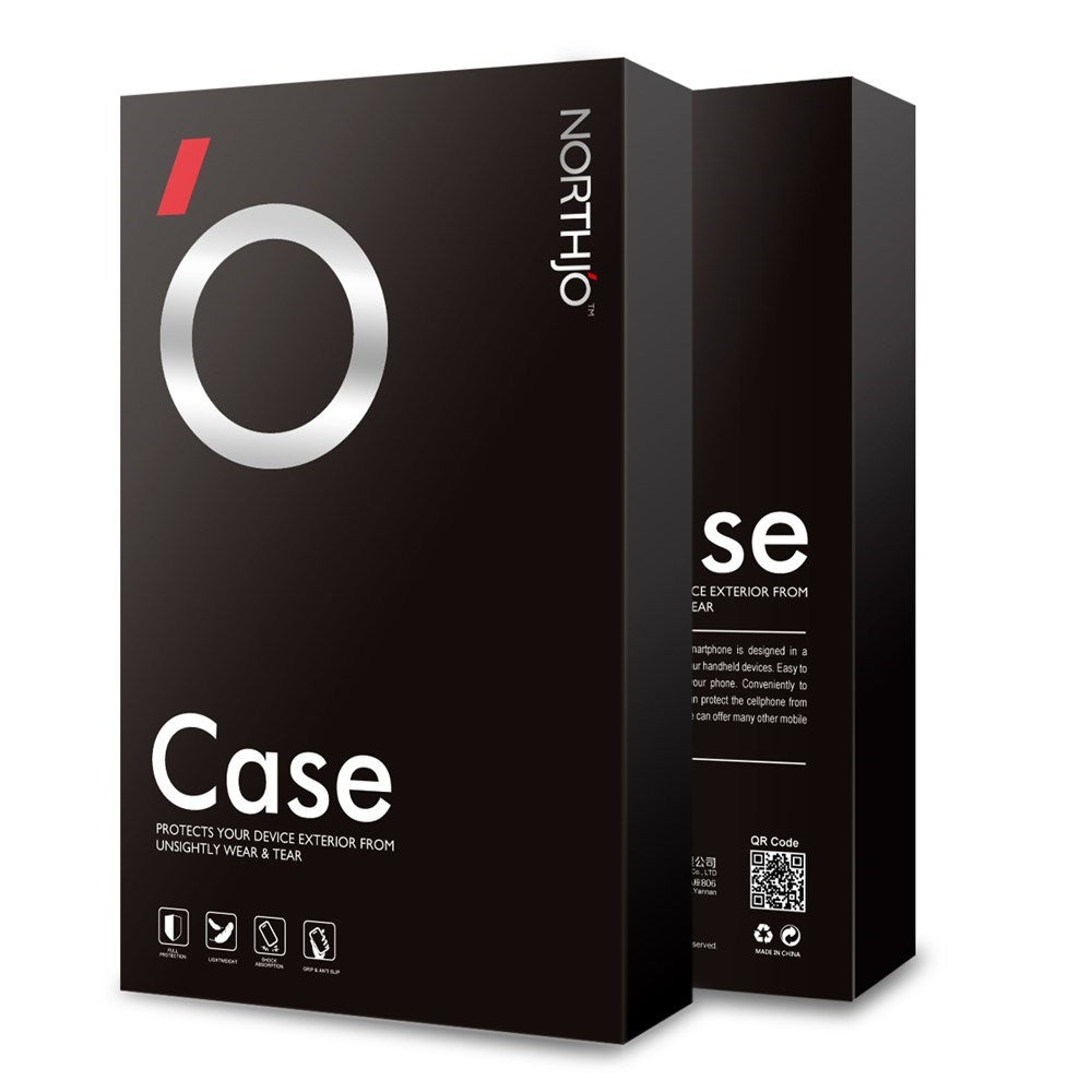 iPhone 16 Plus NORTHJO 360° Protection Set inkl. Cover & Skærmbeskyttelse & Kameralinsebeskyttelse - Gennemsigtig