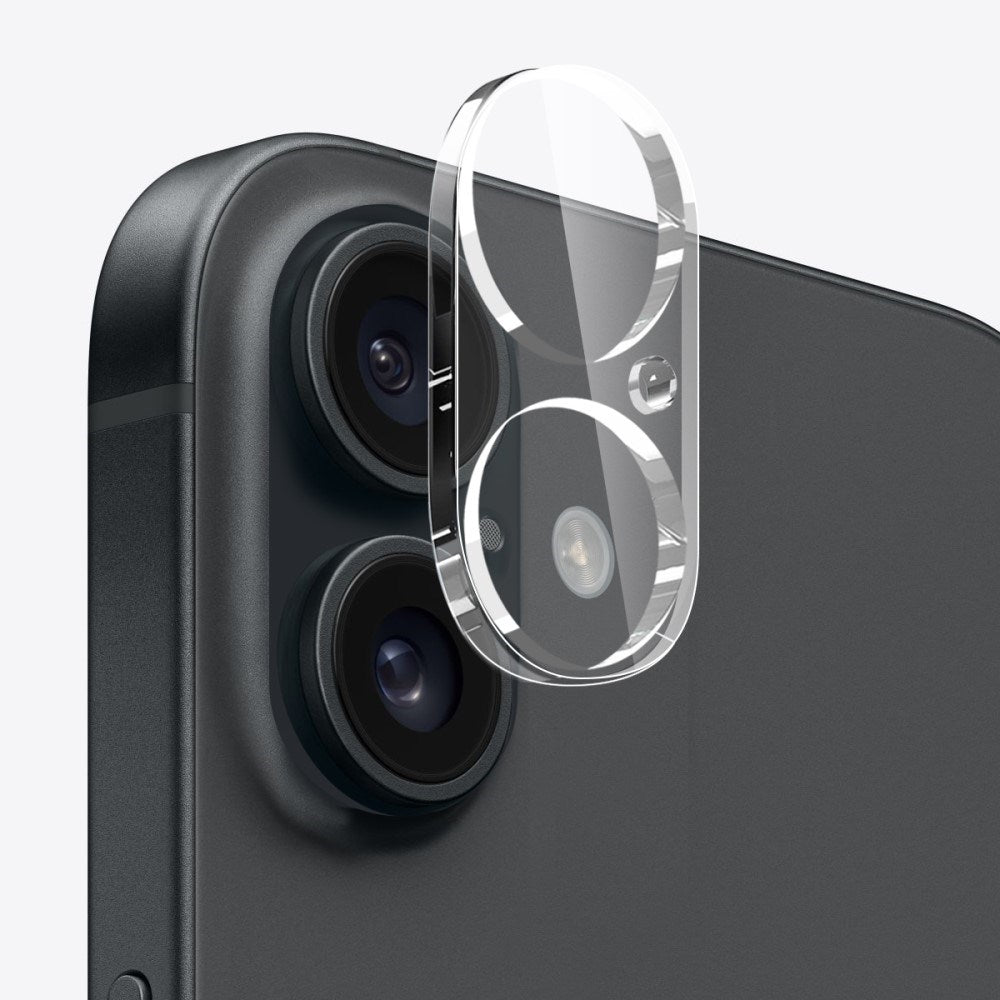 iPhone 16 | 3 i 1 360° beskyttelsessett m. Skjermbeskyttelse | Omslag | Kameralinsebeskyttelse - Gjennomsiktig