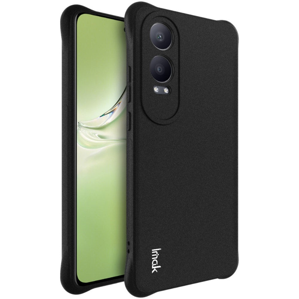 OnePlus Nord CE4 Lite (5G) IMAK matt fleksibelt plastbakdeksel - svart