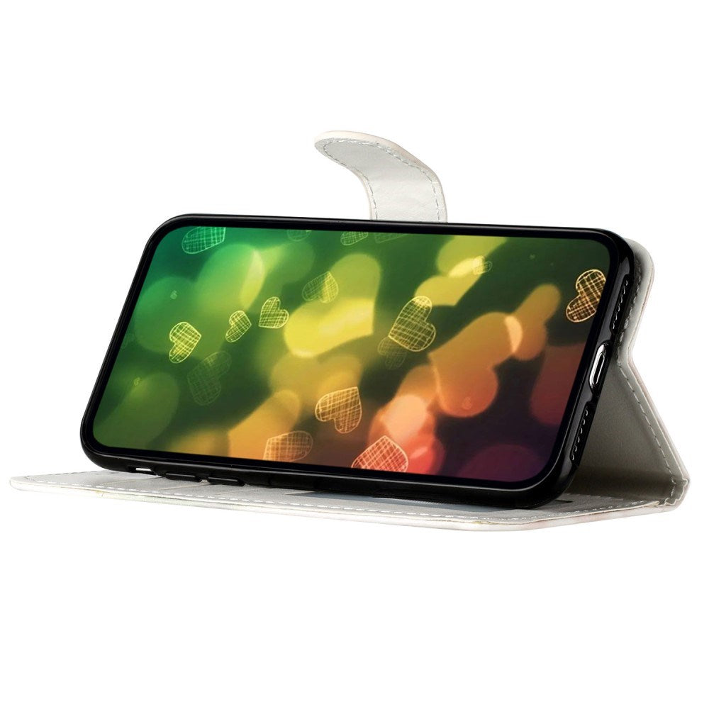 EIDERWOOD Samsung Galaxy S24 FE Vegan Leather Flip Cover m. Stropp og veske - Sommerfugler