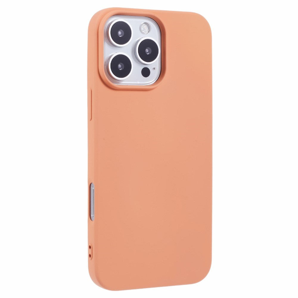 EIDERWOOD iPhone 16 Pro Matt fleksibelt plastdeksel - oransje